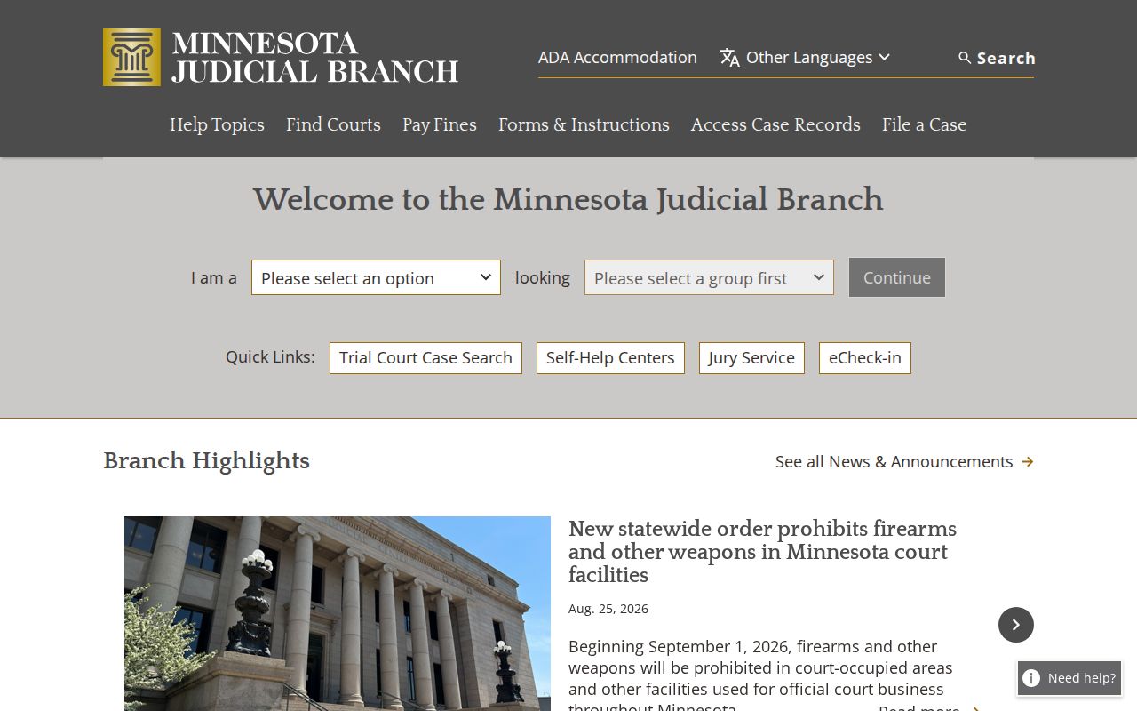 Red Lake County court docket Minnesota Judicial Branch access