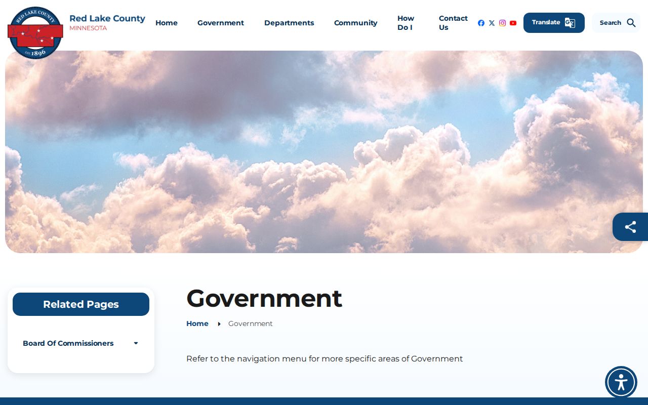 Red Lake County court records county government directory access information