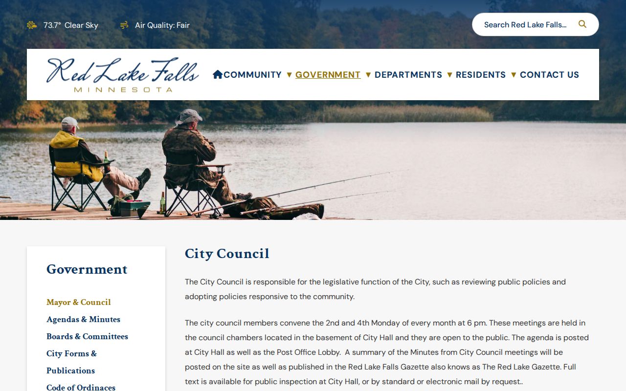 Red Lake County court docket and Red Lake Falls city council records